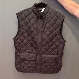 NWT Barbour Lowerdale Gilet Vest Quilted Black Size XL